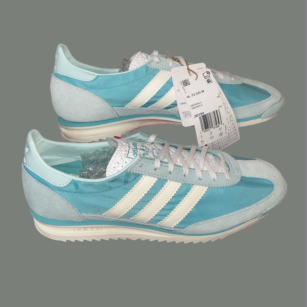 *new* Adidas Women's SL 72 Sneakers - Easy Mint - Picture 12 of 13